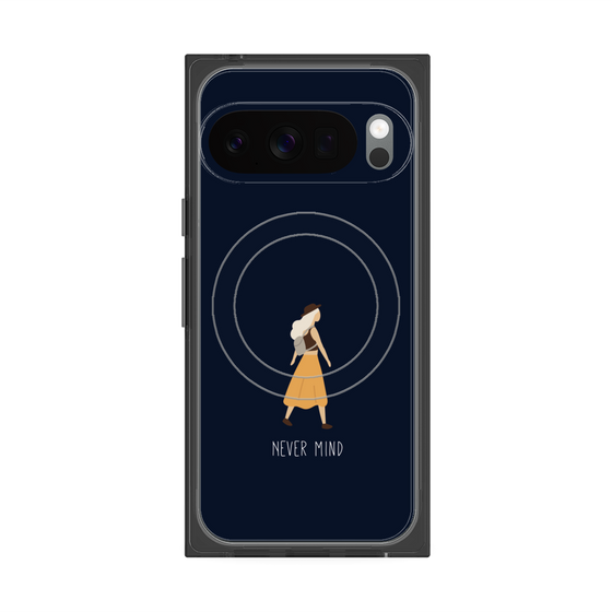 Premium Square Case with Pixelsnap［ Never Mind - Navy ］