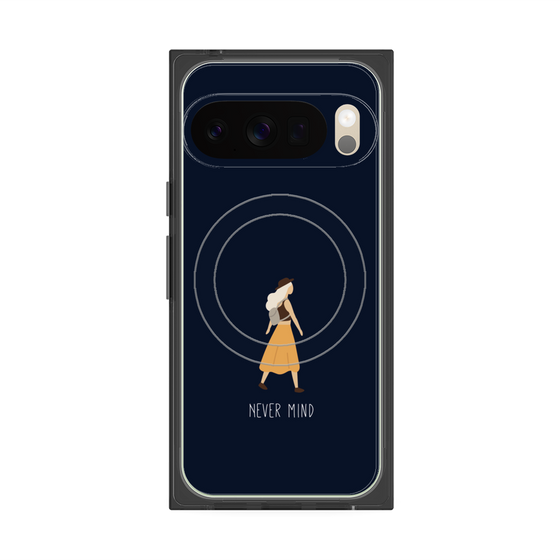 Premium Square Case with Pixelsnap［ Never Mind - Navy ］