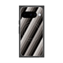 Premium Square Case with Pixelsnap［ Middle Stripe - Black ］