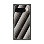 Premium Square Case with Pixelsnap［ Middle Stripe - Black ］