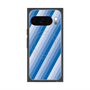 Premium Square Case with Pixelsnap［ Middle Stripe - Blue ］