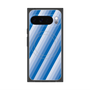 Premium Square Case with Pixelsnap［ Middle Stripe - Blue ］