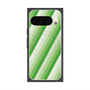 Premium Square Case with Pixelsnap［ Middle Stripe - Green ］