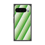 Premium Square Case with Pixelsnap［ Middle Stripe - Green ］