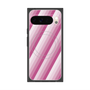 Premium Square Case with Pixelsnap［ Middle Stripe - Pink ］