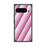Premium Square Case with Pixelsnap［ Middle Stripe - Pink ］