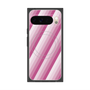 Premium Square Case with Pixelsnap［ Middle Stripe - Pink ］