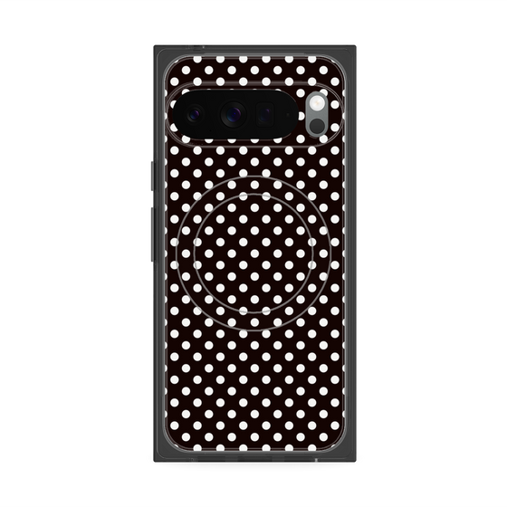 Premium Square Case with Pixelsnap［ Small Dot - Black ］