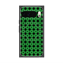 Premium Square Case with Pixelsnap［ Shower Dot - Green ］