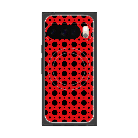 Premium Square Case with Pixelsnap［ Shower Dot - Red ］