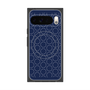 Premium Square Case with Pixelsnap［ Dot Circle - Navy ］