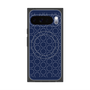 Premium Square Case with Pixelsnap［ Dot Circle - Navy ］