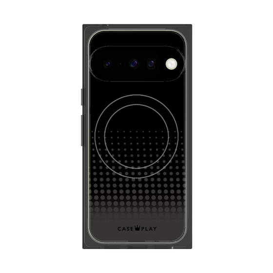 Premium Square Case with Pixelsnap［ Dot Gradation - Black ］