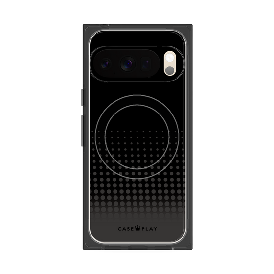 Premium Square Case with Pixelsnap［ Dot Gradation - Black ］