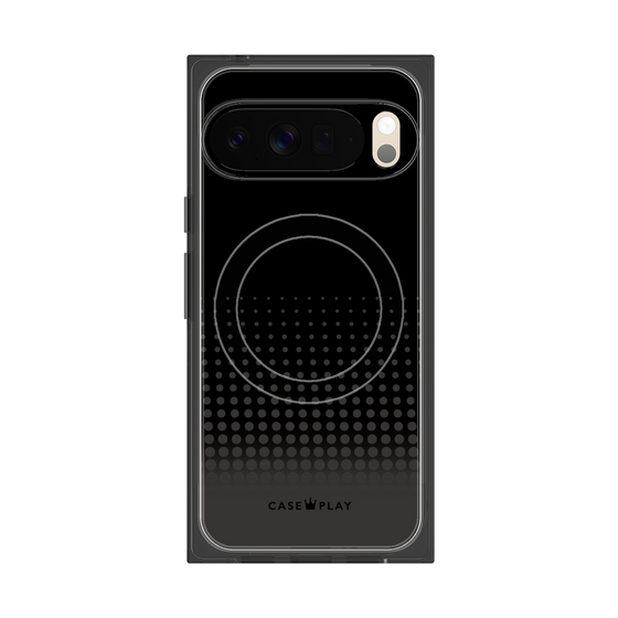 Premium Square Case with Pixelsnap［ Dot Gradation - Black ］