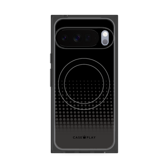 Premium Square Case with Pixelsnap［ Dot Gradation - Black ］