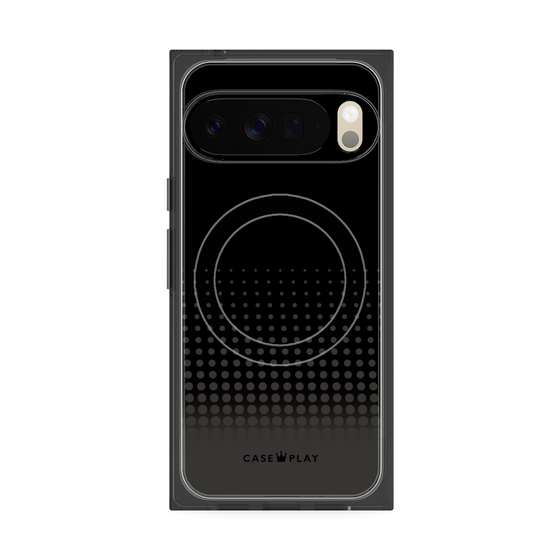 Premium Square Case with Pixelsnap［ Dot Gradation - Black ］