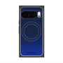 Premium Square Case with Pixelsnap［ Dot Gradation - Blue ］