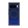 Premium Square Case with Pixelsnap［ Dot Gradation - Blue ］