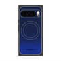Premium Square Case with Pixelsnap［ Dot Gradation - Blue ］