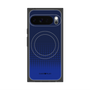 Premium Square Case with Pixelsnap［ Dot Gradation - Blue ］
