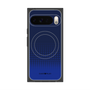 Premium Square Case with Pixelsnap［ Dot Gradation - Blue ］