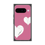 Premium Square Case with Pixelsnap［ Two Hearts - Pink ］