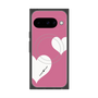 Premium Square Case with Pixelsnap［ Two Hearts - Pink ］