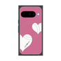 Premium Square Case with Pixelsnap［ Two Hearts - Pink ］