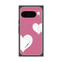 Premium Square Case with Pixelsnap［ Two Hearts - Pink ］