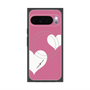 Premium Square Case with Pixelsnap［ Two Hearts - Pink ］