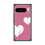 Premium Square Case with Pixelsnap［ Two Hearts - Pink ］