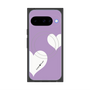 Premium Square Case with Pixelsnap［ Two Hearts - Purple ］