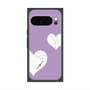 Premium Square Case with Pixelsnap［ Two Hearts - Purple ］