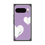 Premium Square Case with Pixelsnap［ Two Hearts - Purple ］