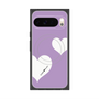Premium Square Case with Pixelsnap［ Two Hearts - Purple ］
