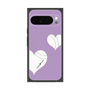 Premium Square Case with Pixelsnap［ Two Hearts - Purple ］