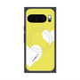 Premium Square Case with Pixelsnap［ Two Hearts - Yellow ］
