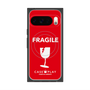 Premium Square Case with Pixelsnap［ FRAGILE - Red ］