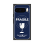 Premium Square Case with Pixelsnap［ FRAGILE - Navy ］