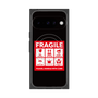 Premium Square Case with Pixelsnap［ FRAGILE Sticker - Black ］