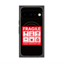 Premium Square Case with Pixelsnap［ FRAGILE Sticker - Black ］