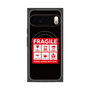 Premium Square Case with Pixelsnap［ FRAGILE Sticker - Black ］