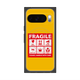 Premium Square Case with Pixelsnap［ FRAGILE Sticker - Yellow ］