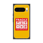 Premium Square Case with Pixelsnap［ FRAGILE Sticker - Yellow ］