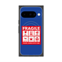 Premium Square Case with Pixelsnap［ FRAGILE Sticker - Blue ］