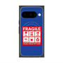 Premium Square Case with Pixelsnap［ FRAGILE Sticker - Blue ］