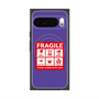 Premium Square Case with Pixelsnap［ FRAGILE Sticker - Purple ］