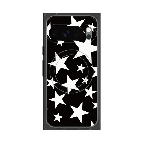 Premium Square Case with Pixelsnap［ Stars - Black ］