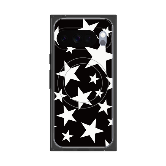 Premium Square Case with Pixelsnap［ Stars - Black ］